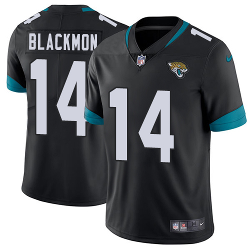 Jacksonville Jaguars #14 Justin Blackmon Black Team Color Youth Stitched NFL Vapor Untouchable Limited Jersey->youth nfl jersey->Youth Jersey